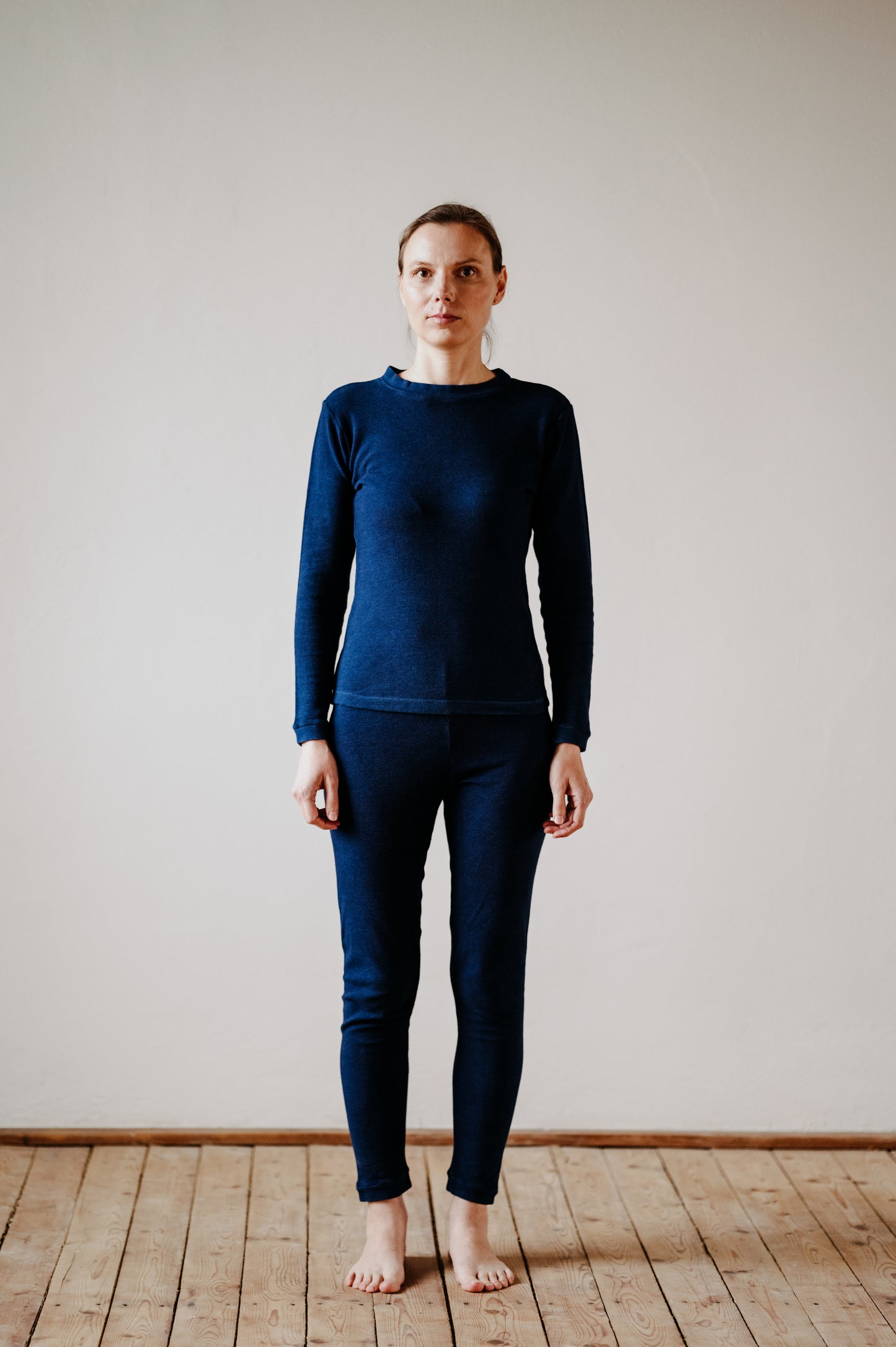 UNI indigo adult long-sleeved top | dospelácke tričko s dlhým rukávom indigo - CZULA