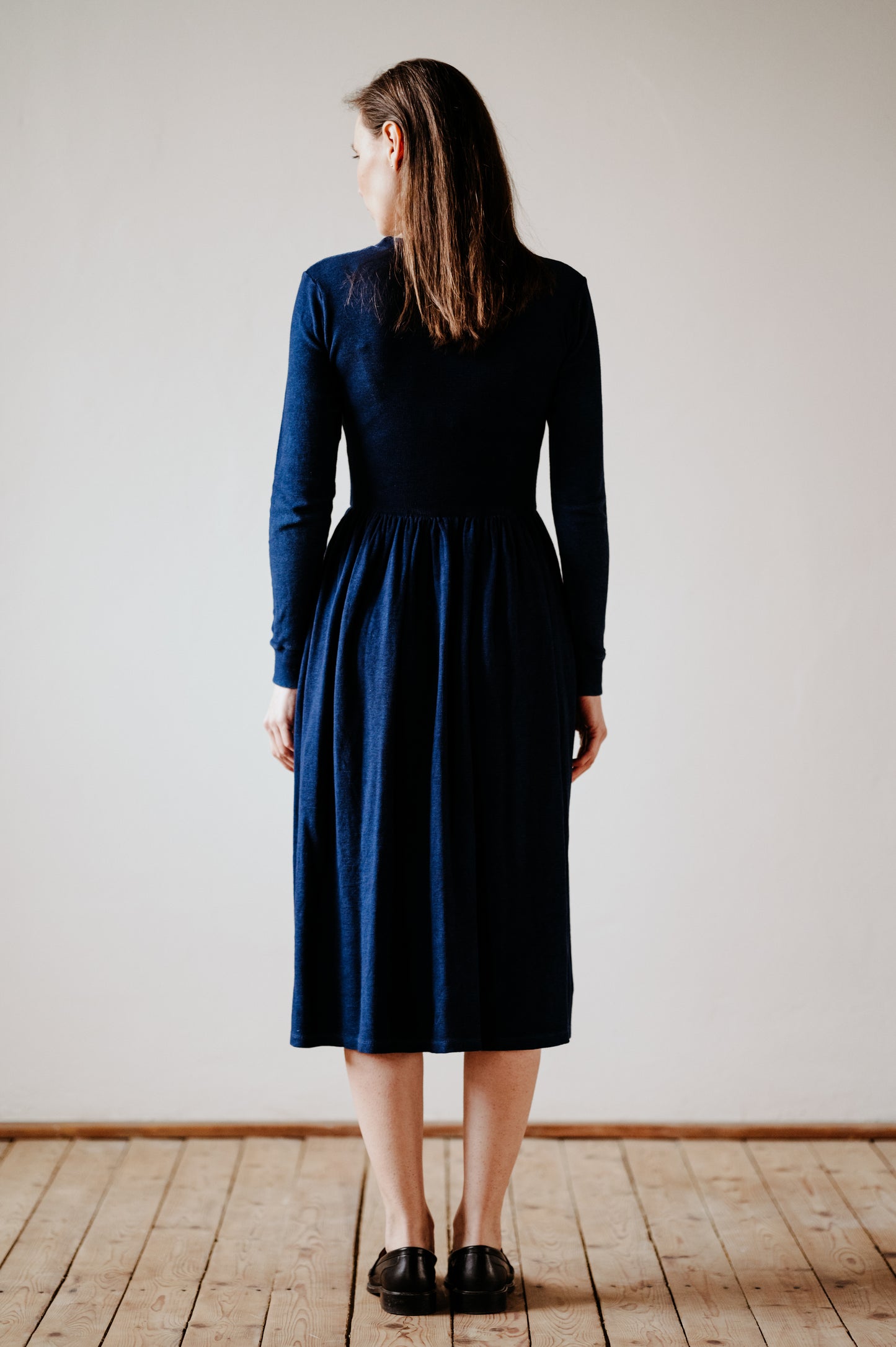 UNI indigo adult midi dress | dospelácke šaty midi indigo - CZULA