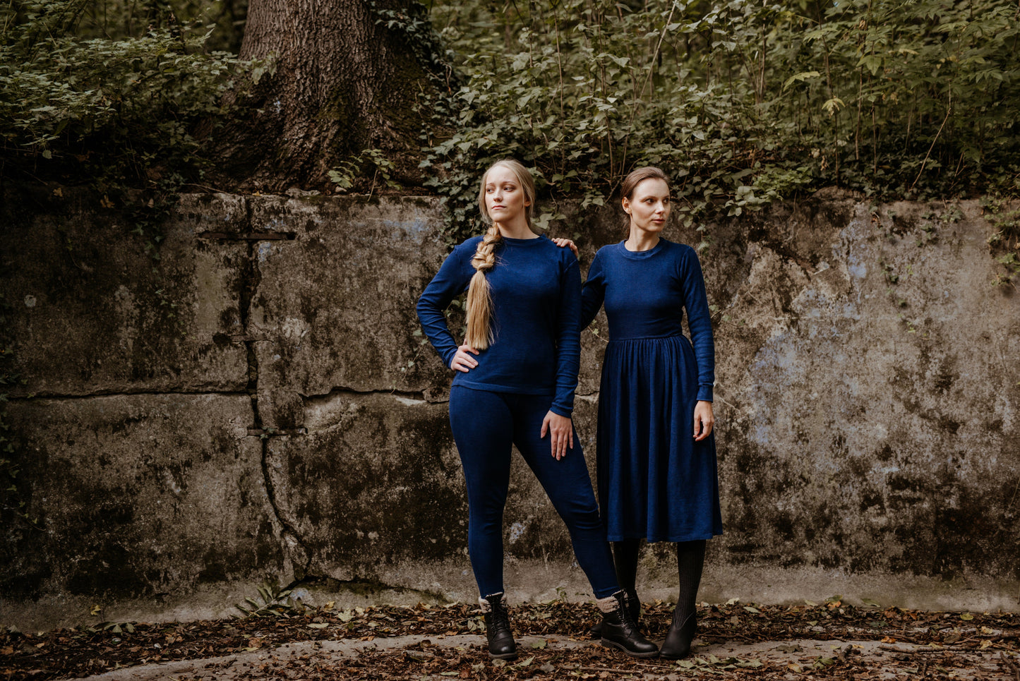 UNI indigo adult midi dress | dospelácke šaty midi indigo - CZULA