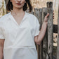 DEVA linen short-sleeved dress | ľanové šaty s krátkym rukávom - CZULA